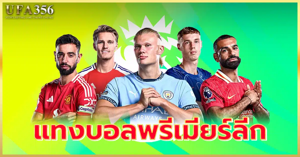 แทงบอลพรีเมียร์ลีก ไปกับยูฟ่า356 ค่าน้ำดี จ่ายจริงทุกบิล100%